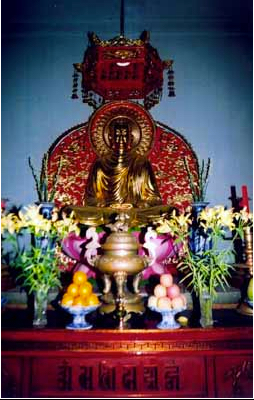 Bàn thờ đức Phật Thích Ca